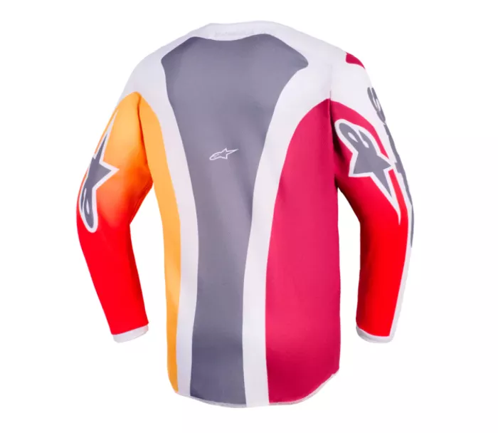 Koszulka MX dla dzieci Alpinestars Fluid Portl red/grey