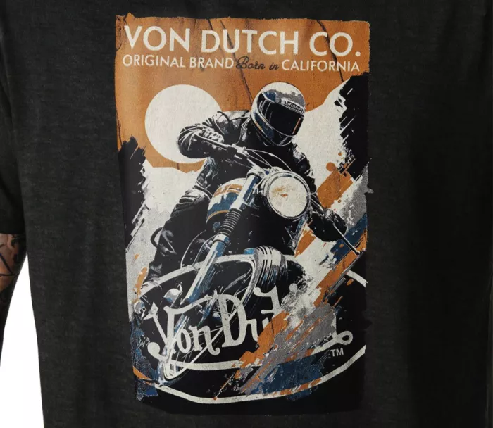 Koszulka męska Von Dutch Poster black