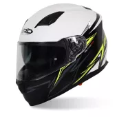 Kask motocyklowy XRC Pure GP 5 czarny / biały / fluo