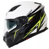 Kask motocyklowy XRC Pure GP 5 czarny / biały / fluo