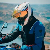 Integralny kask NEXX X.TR Quanta white/blue