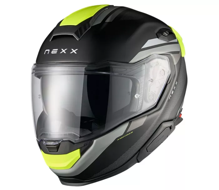 Integralny kask NEXX X.TR Quanta black/neon MT