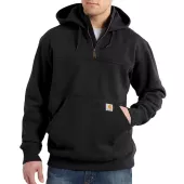 CARHARTT Heavyweight Quarter-Zip sweat-shirt black vel. S