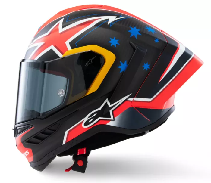 Kask integralny Alpinestars Supertech R10 Miller carbon/red matt