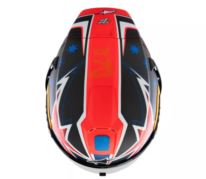 Kask integralny Alpinestars Supertech R10 Miller carbon/red matt