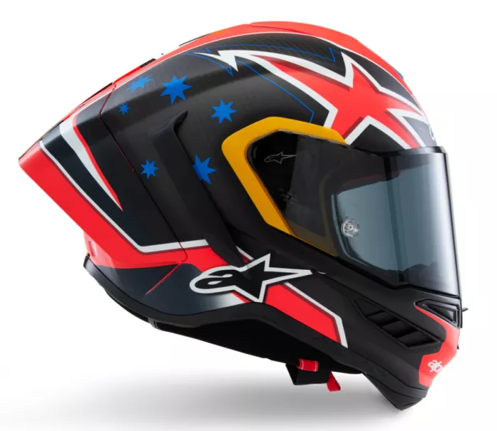 Kask integralny Alpinestars Supertech R10 Miller carbon/red matt