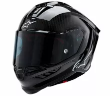 Kask motocyklowy Alpinestars Supertech R10 Solid black carbon matt/glossy
