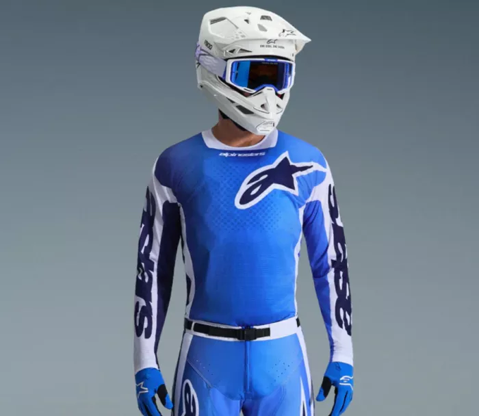 Koszulka motocrossowa Alpinestars Racer Air Portl ucla blue/white