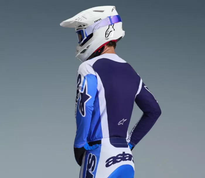 Koszulka motocrossowa Alpinestars Racer Air Portl ucla blue/white