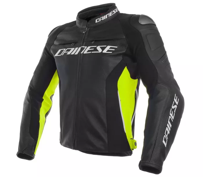 Kurtka motocyklowa Dainese RACING 3 czarny / fluo żółty