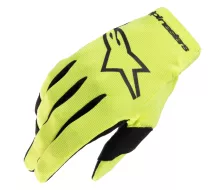 Rękawice MX Alpinestars Radar yellow fluo/black