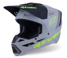 Alpinestars SM3 Radium grey/black/yellow matt helmet
