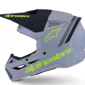 Alpinestars SM3 Radium grey/black/yellow matt helmet vel. S