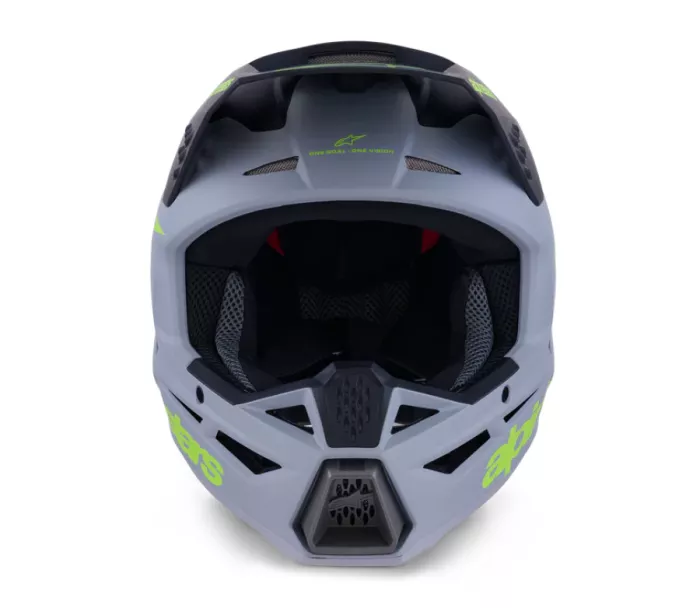 Alpinestars SM3 Radium grey/black/yellow matt helmet vel. S