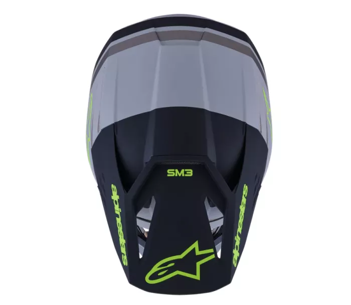 Alpinestars SM3 Radium grey/black/yellow matt helmet vel. S