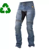 Damskie jeansy motocyklowe Kevlar Trilobite Parado Recycled niebieskie rozmiar 26