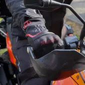 Rękawice motocyklowe Nazran Resort 2.0 WTP czarno/czerwone