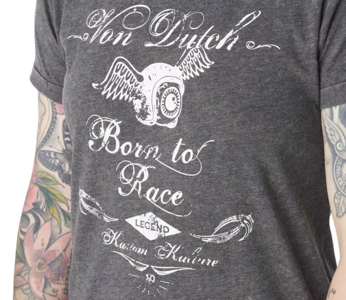 Koszulka damska Von Dutch Ride grey
