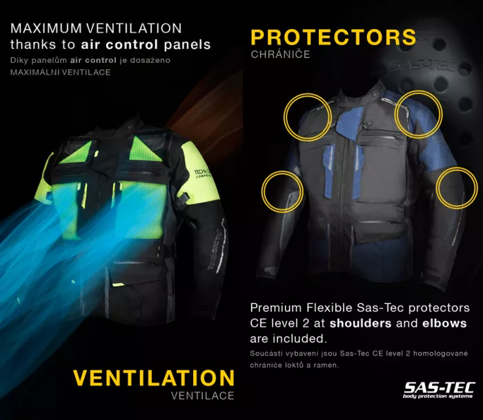 Damska kurtka motocyklowa Trilobite Rideknow Tech-Air czarno/żółta fluo