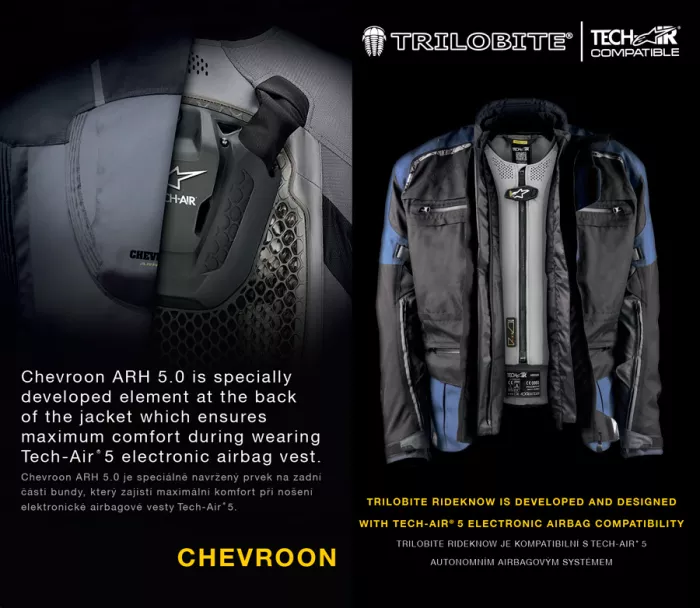 Damska kurtka motocyklowa Trilobite Rideknow Tech-Air czarno/żółta fluo
