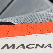 Macna Risant Night Eye grey/orange leather men jacket vel.52