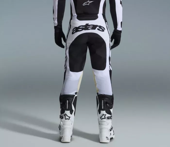 Spodnie motocrossowe Alpinestars Racer Riway white/black