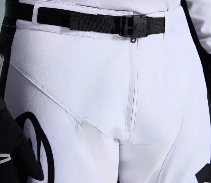 Spodnie motocrossowe Alpinestars Racer Riway white/black