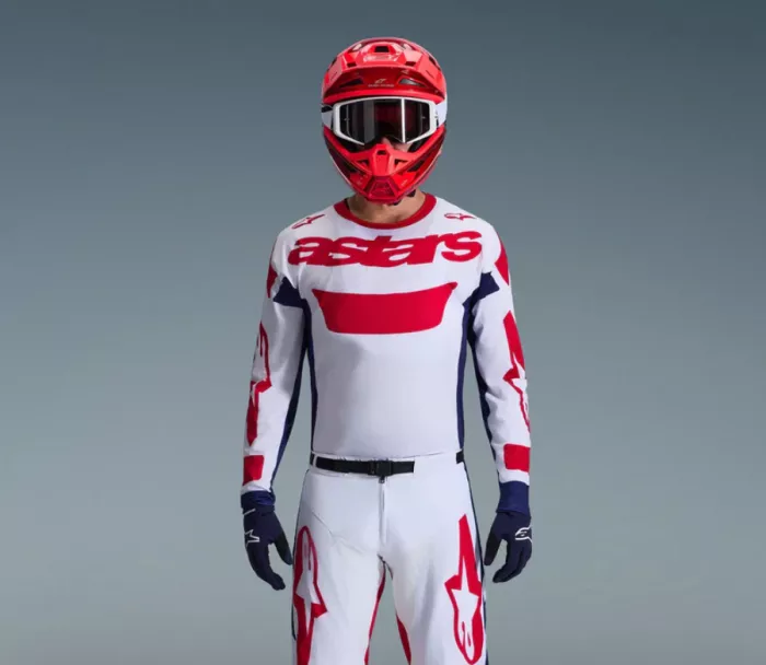 Alpinestars Racer Riway white/blue/red vel. 2XL