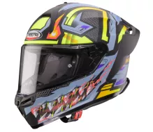 Kask motocyklowy Caberg Roxter Hunter matt black/grey/yellow fluo