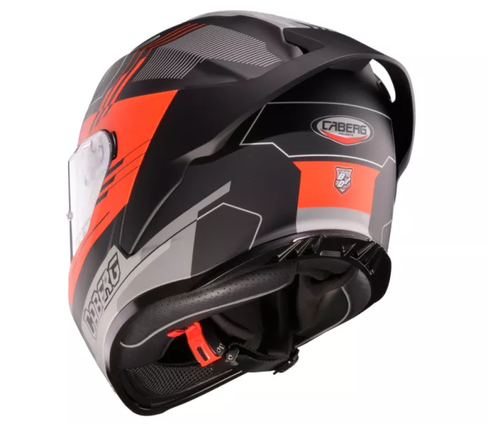 Integralny kask Caberg Roxter Colt matt black/red fluo/grey