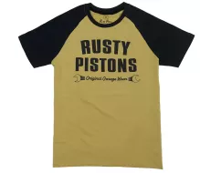 Koszulka Rusty Pistons RPTSM83 Burney beżowo-niebieska koszulka rozmiar 3XL