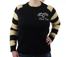 Sweter damski Rusty Pistons RPSWW51 Cutter czarno-beżowy