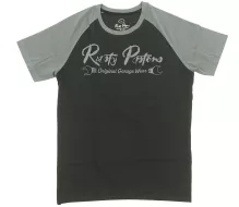 T-shirt Rusty Pistons RPTSM85 Merril czarno-szary T-shirt rozmiar 3XL