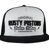 Rusty Pistons RPTC11 Trader czarno-biała czapka