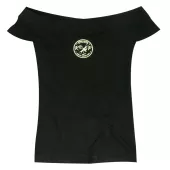 T-shirt damski Rusty Pistons RPTSW56 Hawaii czarno/beżowy