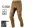 Trilobite Parado doublelayer AAA slim fit men jeans rusty brown level 2 (Rozszerzony)