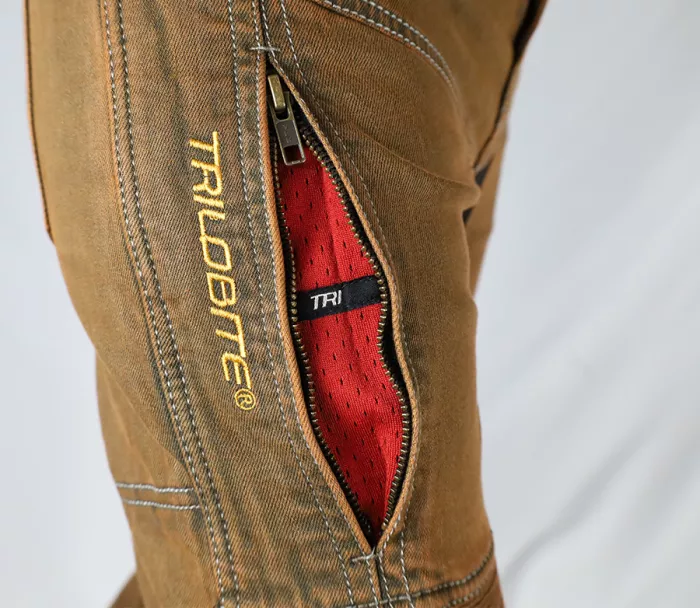 Trilobite Parado doublelayer AAA slim fit men jeans rusty brown level 2 (Rozszerzony)