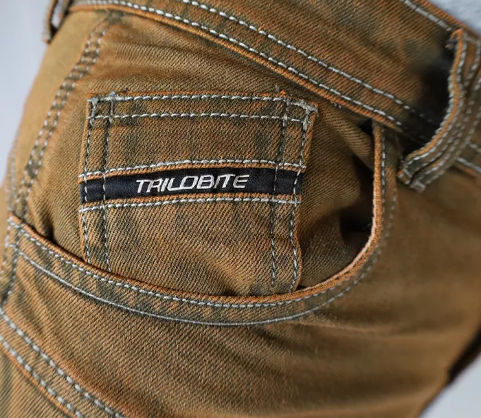 Trilobite Parado doublelayer AAA slim fit men jeans rusty brown level 2 (Rozszerzony)