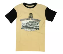 T-shirt Rusty Pistons RPTSM46 Nostalgia beż/czarny