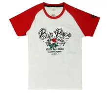 T-shirt damski Rusty Pistons RPTSW37 She biało/czerwony rozmiar XL