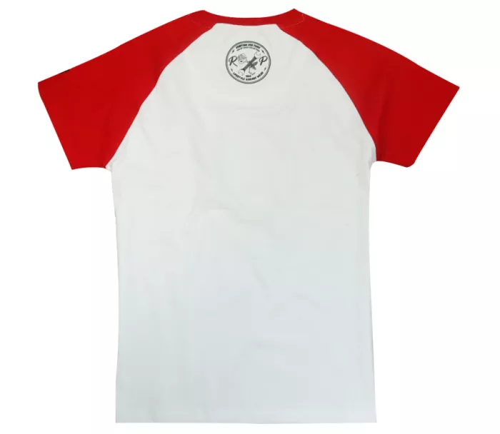 T-shirt damski Rusty Pistons RPTSW37 She biało/czerwony rozmiar L