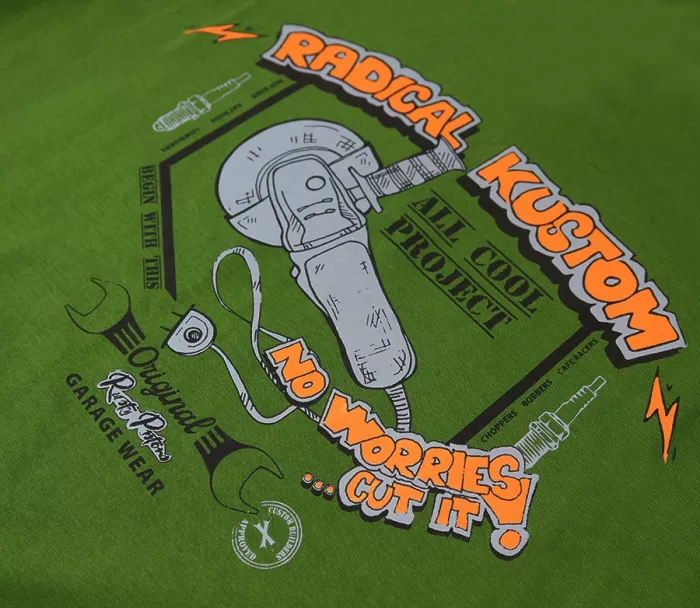 Tričko Rusty Pistons RPTSM73 Radical green vel. 4XL