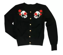 Sweter damski Rusty Pistons RPSWW40 Goshen czarny rozmiar 2XL