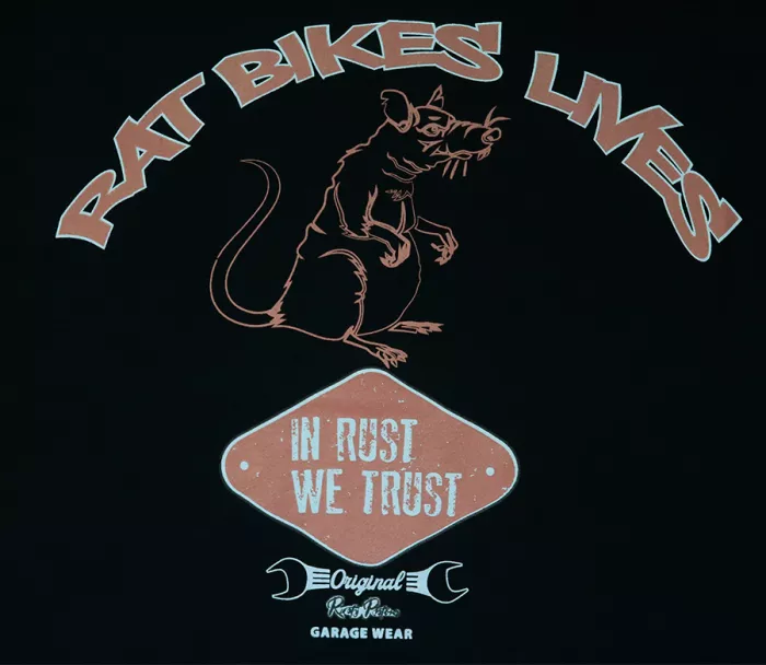 Tričko Rusty Pistons RPTSM70 Rat bikes black vel. S