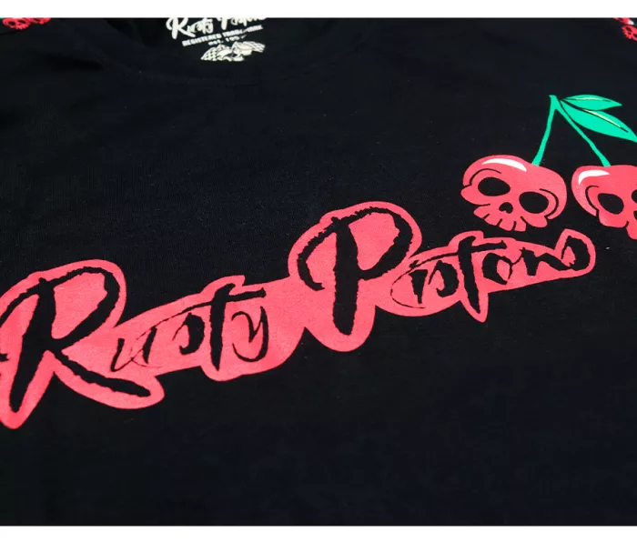 T-shirt damski Rusty Pistons RPTSW42 Nocatee czarno/czerwony (krótki rękaw) rozm. S