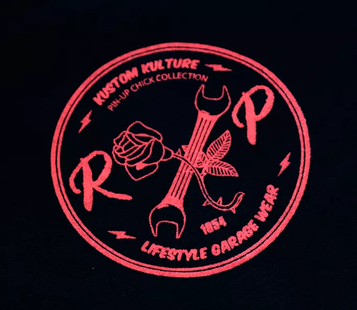 T-shirt damski Rusty Pistons RPTSW42 Nocatee czarno/czerwony (krótki rękaw) rozm. S