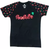 T-shirt damski Rusty Pistons RPTSW42 Nocatee czarno/czerwony (krótki rękaw) rozm. S