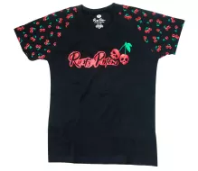 T-shirt damski Rusty Pistons RPTSW42 Nocatee czarno/czerwony (krótki rękaw) rozm. S
