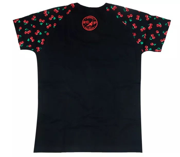 T-shirt damski Rusty Pistons RPTSW42 Nocatee czarno/czerwony (krótki rękaw) rozm. S