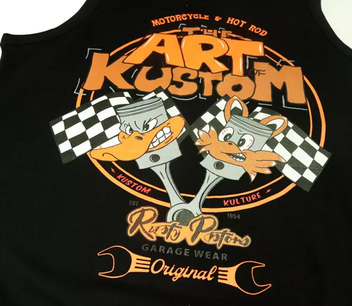 T-shirt Rusty Pistons RPTSW52 Spuds czarny rozmiar 2XL